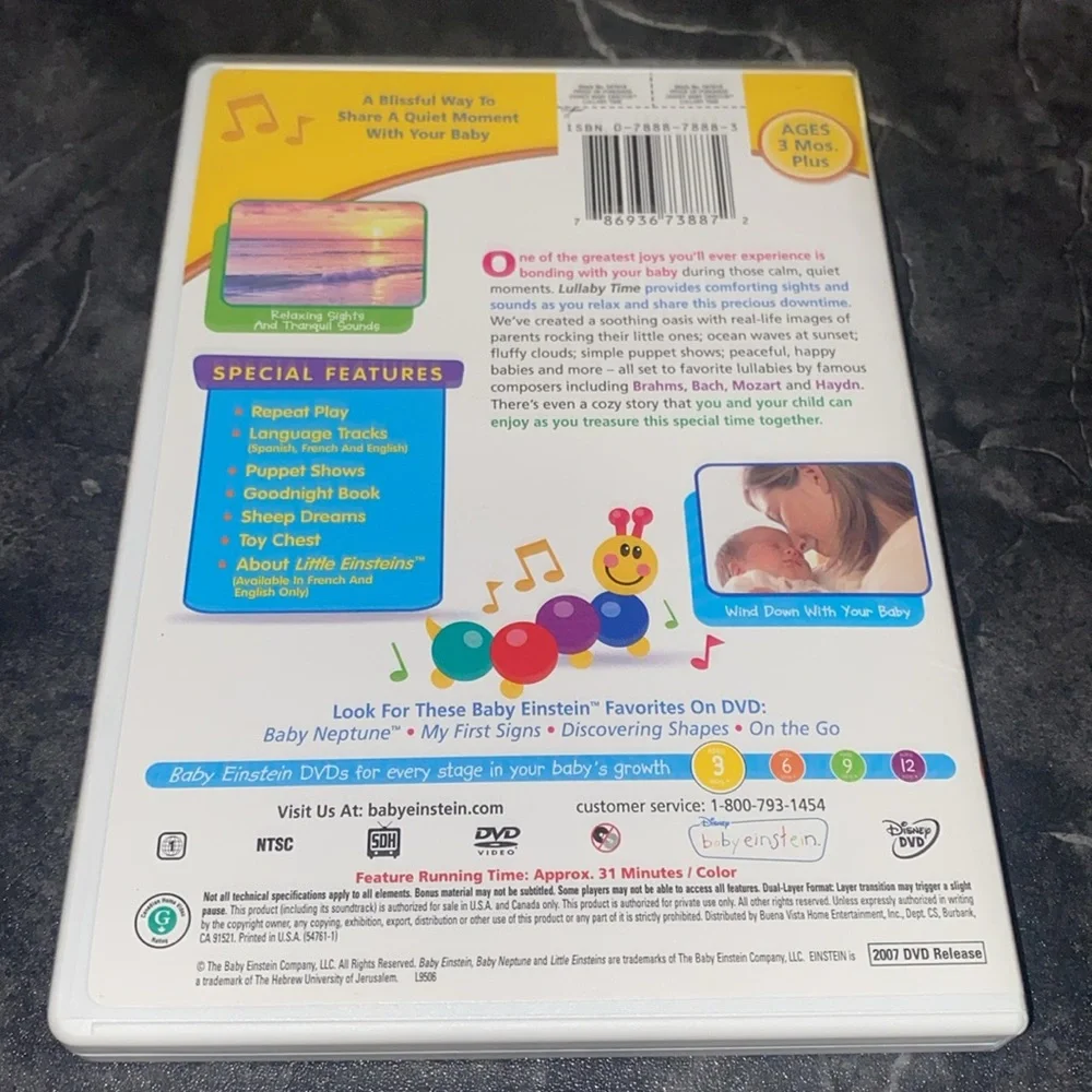 Disney Baby Einstein Lullaby Time DVD